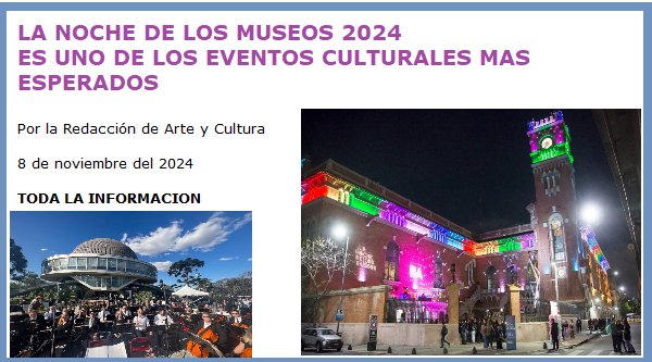 LA NOCHE DE LOS MUSEOS